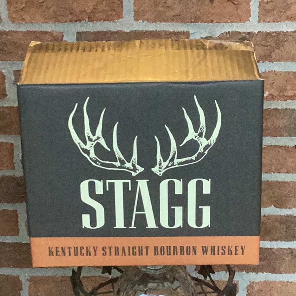 Stagg Jr. Bourbon Empty Case w/dividers ~ Man Cave light wear